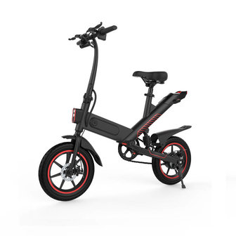 Elektrische fiets 14 inch 10AH E-RIDEZ YB1 zwart of rood