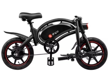 DYU D3F  Elektrische fiets 14 inch - deels opvouwbaar- zwart - 2024 model