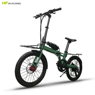 Eco flying Top 706A Elektrische fiets Vouwfiets dubbele batterij 250w 2x7ah Samsung accu 3 kleuren