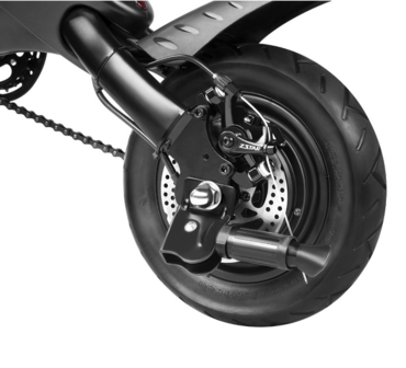 DYU S2  Elektrische fiets - deels opvouwbaar- zwart - 10 inch 10AH