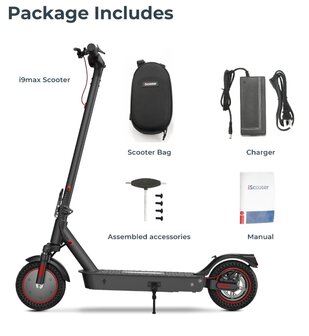 iScooter i9 max Elektrische Scooter 42V 10Ah 500W 10 inch Opvouwbare Step