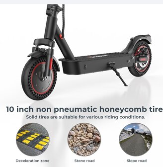 iScooter i9 max Elektrische Scooter 42V 10Ah 500W 10 inch Opvouwbare Step