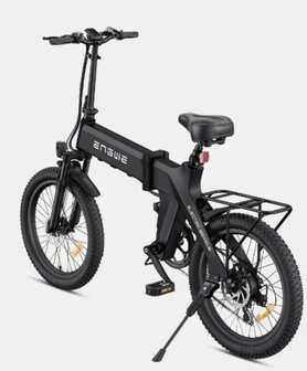 Engwe C20 Pro 250W 20&#039;&#039; 15.6 AH - Elektrische fiets - Zwart