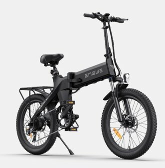 Engwe C20 Pro 250W 20&#039;&#039; 15.6 AH - Elektrische fiets - Zwart