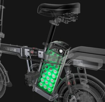 Engwe T14 Pro - 250W 14 inch - 10 AH - Elektrische fiets 4 kleuren- Uitneembare batterij