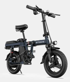 Engwe T14 Pro 250W 14&#039;&#039; 10 AH - Elektrische fiets - Minibike- blauw- Uitneembare batterij