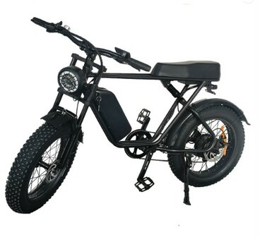 C91 20 INCH Fatbike 20AH Elektrische fat bike zwarte zadel VOORRAAD!! ACTIE 250W