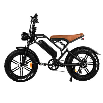 V20 15 AH Elektrische fat bike bruine zadel 2023 MODEL!!!! 250W 