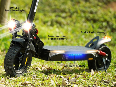 iscooter iX4 detail licht