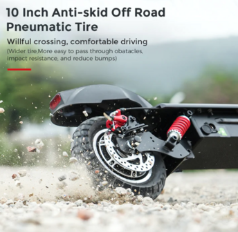 iScooter iX5 Elektrische Scooter 42V 15Ah 1000W 10 inch Opvouwbare Bromscooter 40-45KM Bereik