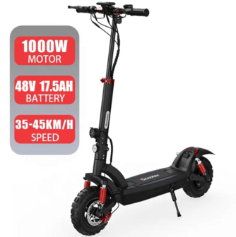 iScooter iX6 Elektrische Scooter 48V 17.5Ah 1000W 11 inch Elektrische step max 150 kg