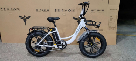 Engwe L20 - 20 INCH - Elektrische fatbike- Lage instap- 4 kleuren -- Achter en voorrek - Multifunctioneel 
