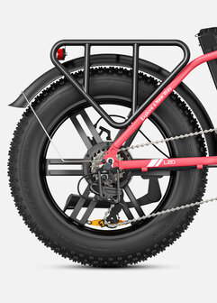 Engwe L20 - 20 INCH - Elektrische fatbike- Lage instap- 4 kleuren -- Achter en voorrek - Multifunctioneel 