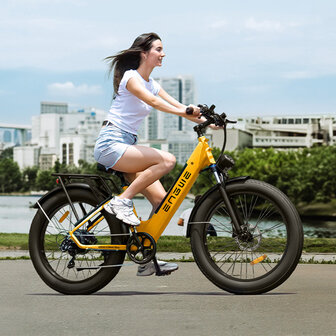 Engwe E26 - Elektrische fatbike - 26 inch- 50-70 km- Hydraulische rem- kleur LCD- Groenblauw