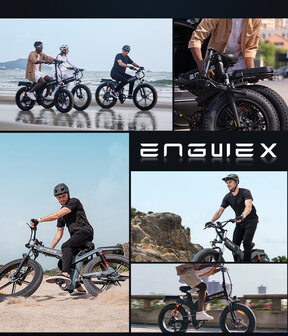 Engwe X26 - Elektrische 26 inch fatbike -dubbele batterij- meest uitgebreide fatbike-  2 kleuren