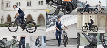 ENGWE P275 Pro- elektrische stadsfiets met bafang midden motor- - 19.2 AH- Oranje Zwart - Carbon ketting
