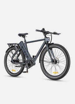 ENGWE P275 Pro- elektrische stadsfiets met bafang midden motor- - 19.2 AH- Oranje Zwart - Carbon ketting