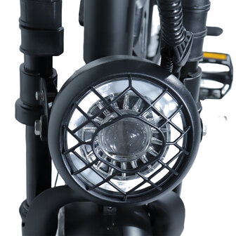 C80 Max Fatbike - Dubbele Accu - Zwart + alarm + voetsteunen + kettingkast + tas + telefoonhouder