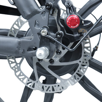 C80 Max Fatbike - Dubbele Accu - Zwart + alarm + voetsteunen + kettingkast + tas + telefoonhouder