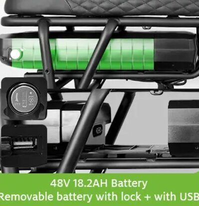 EB2 fatbike batterij