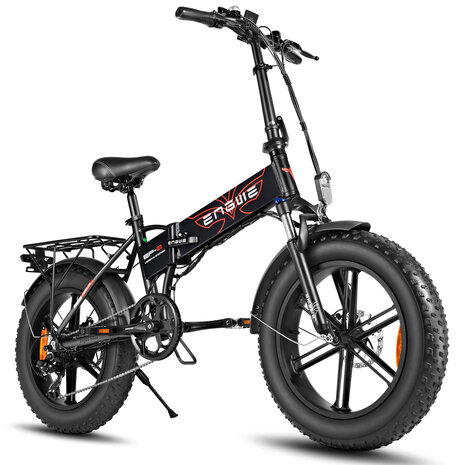Engwe EP-2 pro - 20 inch- Elektrische fatbike- Opvouwbaar- Achterrek - Zwart
