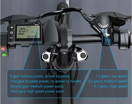 ADO A16 XE opvouwbare elektrische fiets -7.5AH- 250 W - 16'' uitverkocht!