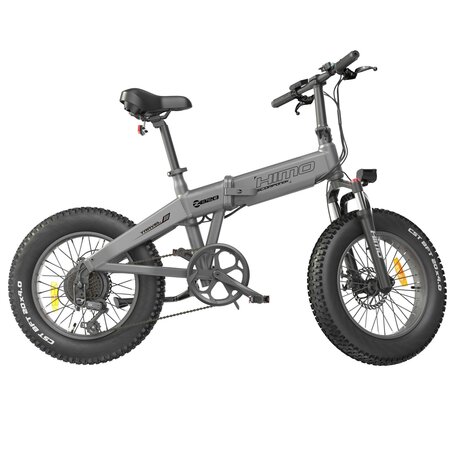 Himo ZB20 Max Eektrische fiets FATBIKE 20'' 10ah 250W  Grijs zonder gashandel
