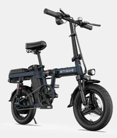 Engwe T14 Pro 250W 14'' 10 AH - Elektrische fiets - Minibike- blauw- Uitneembare batterij