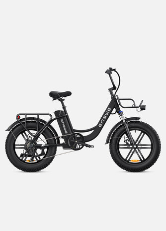Engwe L20 - 20 INCH - Elektrische fatbike- Lage instap- 4 kleuren -- Achter en voorrek - Multifunctioneel 