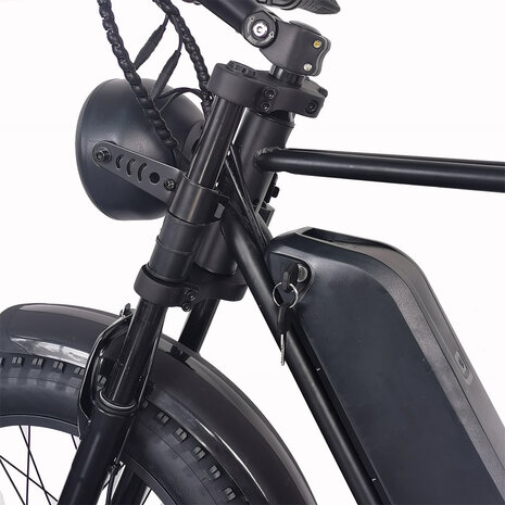 C91 20 INCH Fatbike 20AH Elektrische fat bike zwarte zadel VOORRAAD!! ACTIE 250W