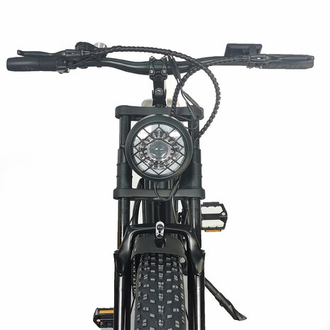 C91 20 INCH Fatbike 20AH Elektrische fat bike zwarte zadel VOORRAAD!! ACTIE 250W