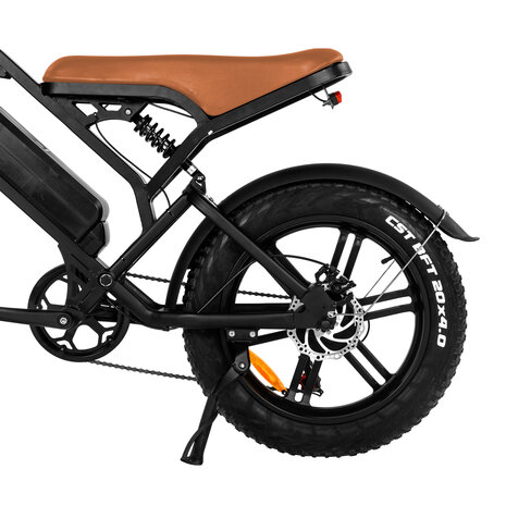 V20 15 AH Elektrische fat bike bruine zadel 2023 MODEL!!!! 250W 