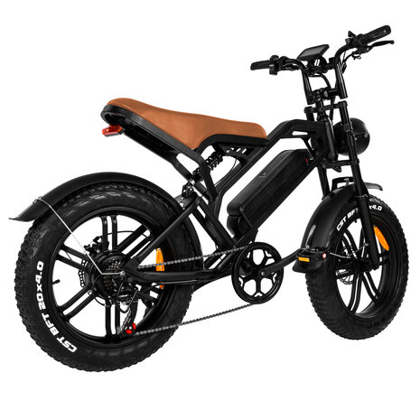 V20 15 AH Elektrische fat bike bruine zadel 2023 MODEL!!!! 250W 