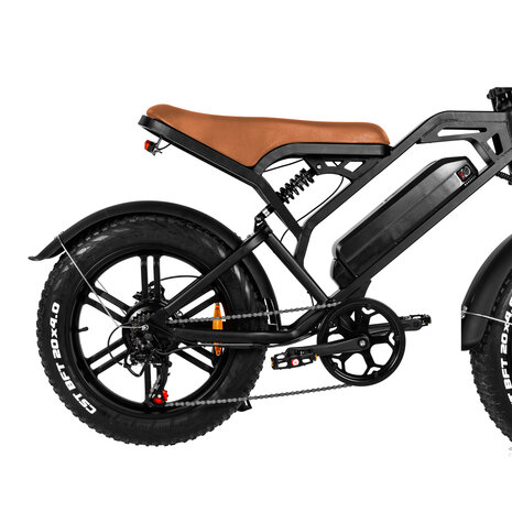 V20 15 AH Elektrische fat bike bruine zadel 2023 MODEL!!!! 250W 