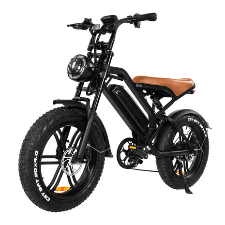 V20 15 AH Elektrische fat bike bruine zadel 2023 MODEL!!!! 250W 
