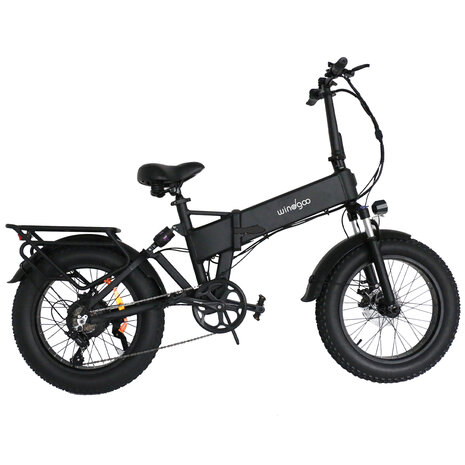Windgoo F22 Pro - 20 Inch - Fatbike - E Bike - Elektrische Vouwfiets  - 250W - 12.5Ah - APP - Zwart