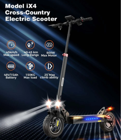 iscooter iX4 licht