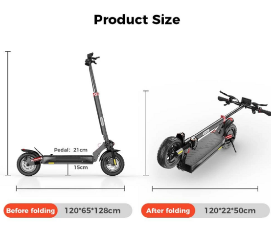 iScooter iX4 Elektrische Scooter 48V 15Ah 800W 10 inch Opvouwbare Bromscooter 40-45KM Bereik Maximale Belasting 150Kg