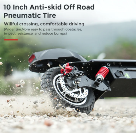 iScooter iX5 Elektrische Scooter 42V 15Ah 1000W 10 inch Opvouwbare Bromscooter 40-45KM Bereik