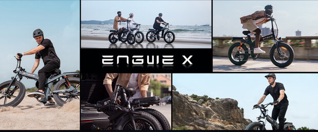 Engwe X26 - Elektrische 26 inch fatbike -dubbele batterij- meest uitgebreide fatbike-  2 kleuren