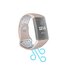 Hama Sportpolsband Voor Fitbit Charge 3/4 Ademend Horlogebandje Rosé/grijs_
