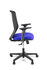 Linea Fabbrica Tekna 01 Zwart/Blauw Bureaustoel met 2D Armleuning_