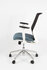Linea Fabbrica Tekna White 01 Zwart/Antraciet Bureaustoel met 3D Armleuning_